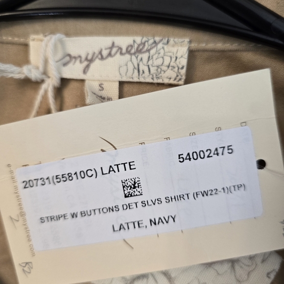 🔴 Mystree Womens Sude Button Shirt Button Design Arms Military Tan Small - Picture 7 of 11